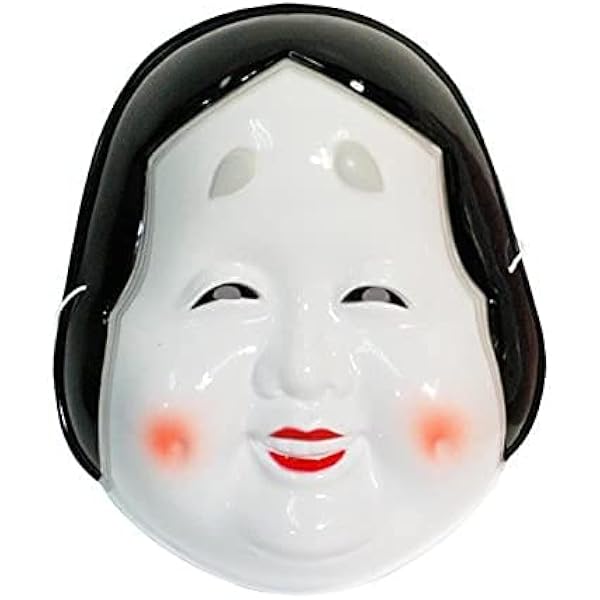 Amazon | エルシー企画 お面 おかめ・ひょっとこ 2枚セット 約H21-23cm